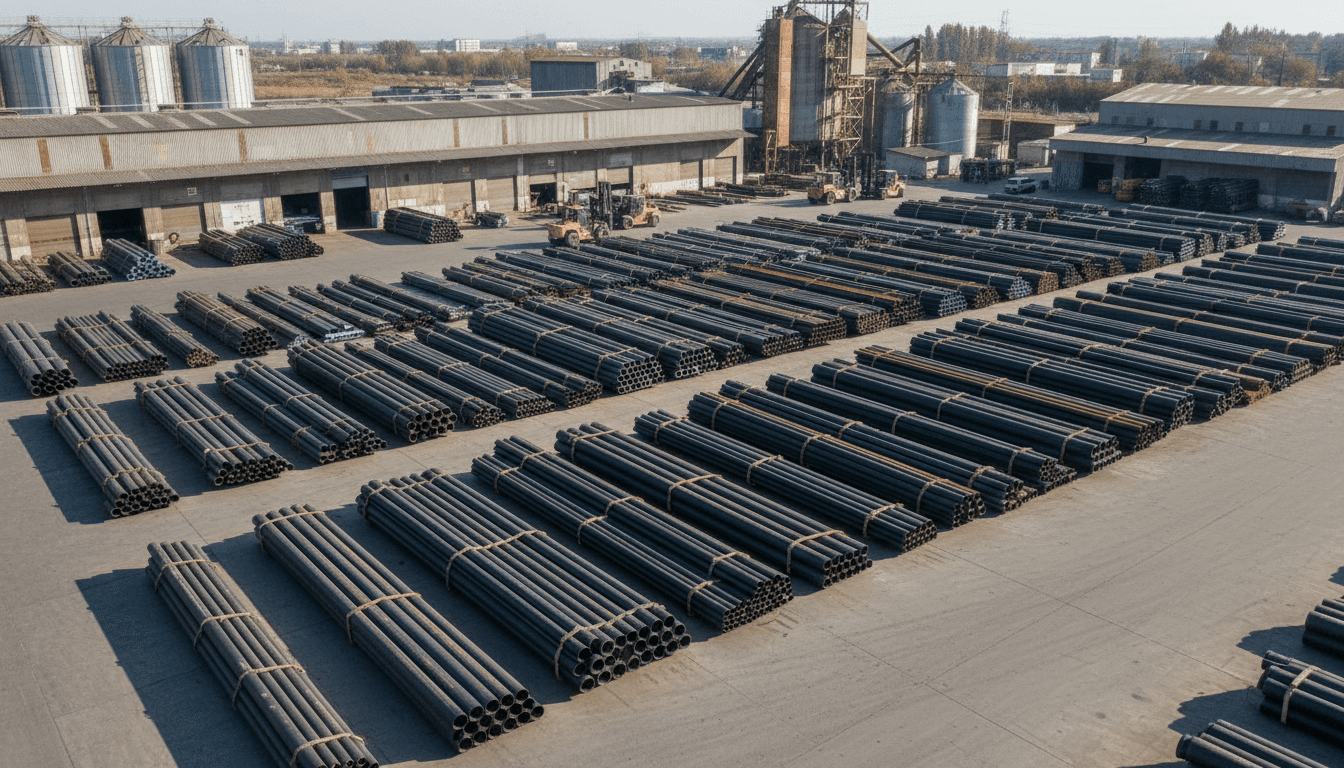 Organized wholesale building materials in a commercial distribution warehouse